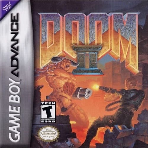 Doom 2 GBA Video Game Gameboy Advance 2002