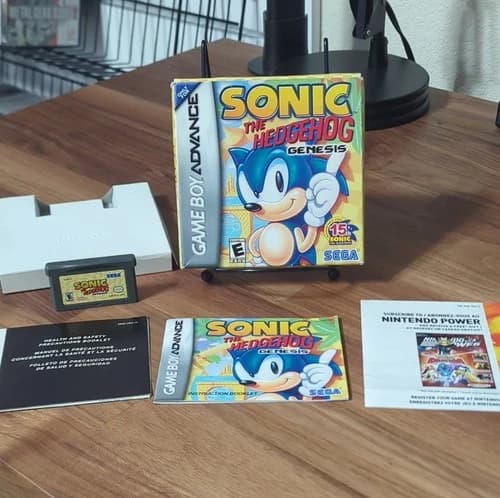 Sonic the Hedgehog Genesis (SEGA, Game Boy Advance, 2006) CIB NTSC-U/C