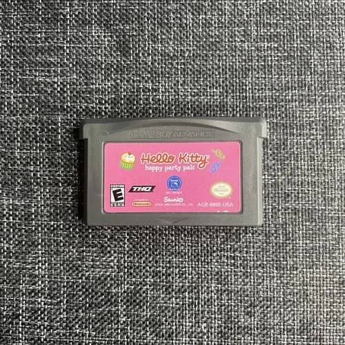 Hello Kitty Happy Party Pals (GameBoy Advance, 2005) Cartridge VG ⭐️ Tested