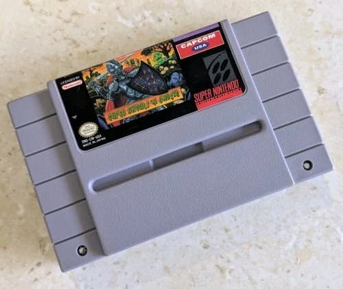 Super Ghouls 'n Ghosts Super Nintendo SNES - Tested, Works