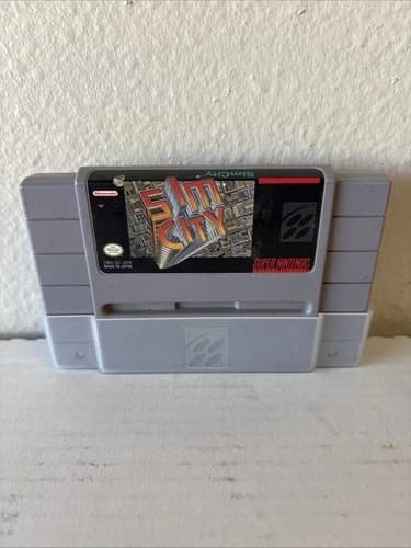 SimCity (Super Nintendo SNES, 1991) Cartridge Only