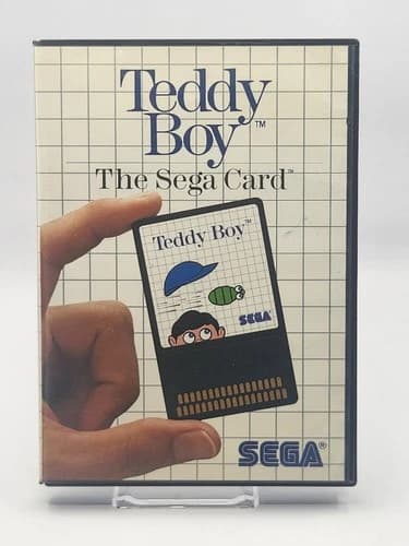 Teddy Boy Sega Master System Card Complete in Box w/Manual Nice!