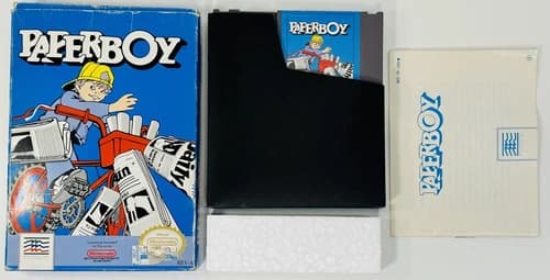 Paperboy (Nintendo, NES, 1988) COMPLETE! FREE SHIPPING!