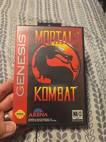 Mortal Kombat (Sega Genesis, 1993) Tested And Working