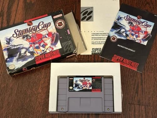 NHL Stanley Cup Super Nintendo SNES CIB