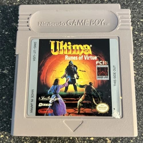 Ultima: Runes of Virtue (Nintendo Game Boy, 1992)