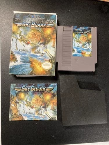 Sky Shark NES-Nintendo Entertainment System, 1989 CIB Working