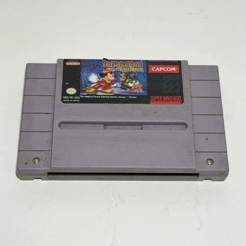The Magical Quest Starring Mickey Mouse (Super Nintendo, 1992) Cartridge Only
