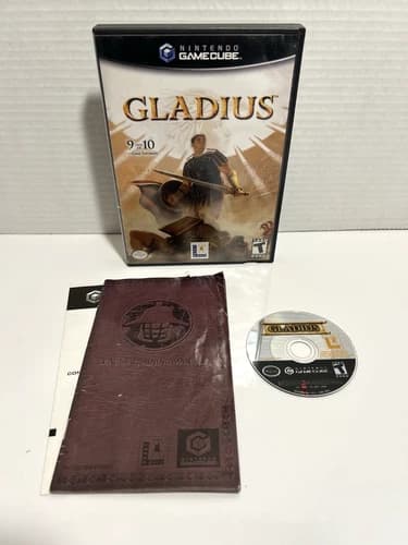 Gladius Nintendo Gamecube Complete w/ Manual 2003 LucasArts - Tested