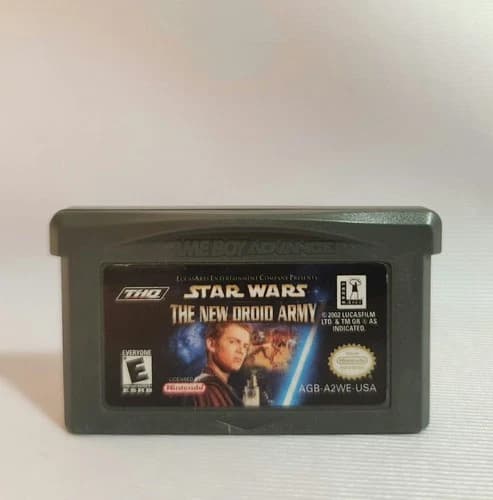 Star Wars The New Droid Army (Nintendo GBA, 2002) Authentic Tested Excellent