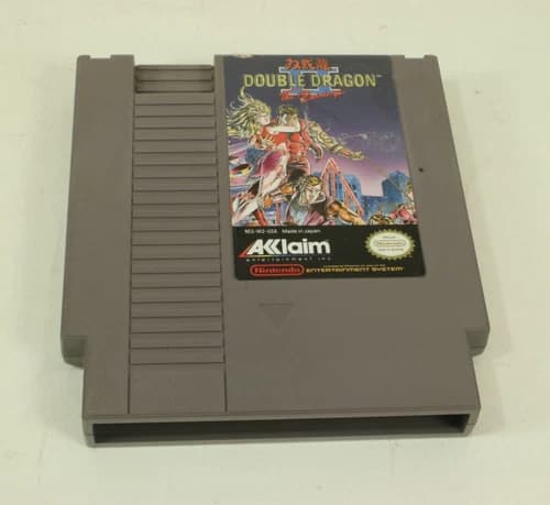 Nintendo NES Game Double Dragon II Tested and Working