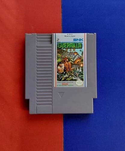 Guerrilla War NES Nintendo Authentic Cartridge 1989 Action Shooter Tested