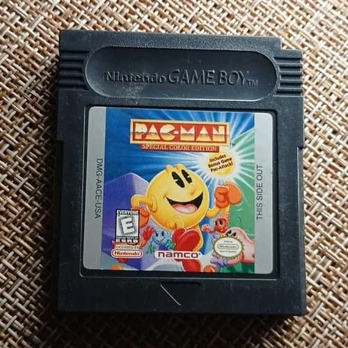 Namco PAC-MAN Special Color Edition Gameboy w/ Pac-Attack Bonus