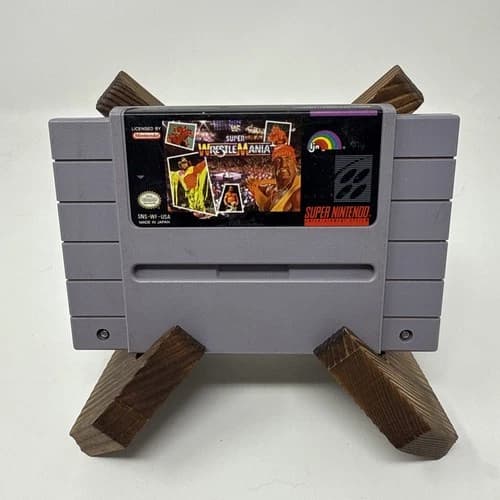 WWF Super WrestleMania (SNES, Super Nintendo 1992) Authentic Game Only