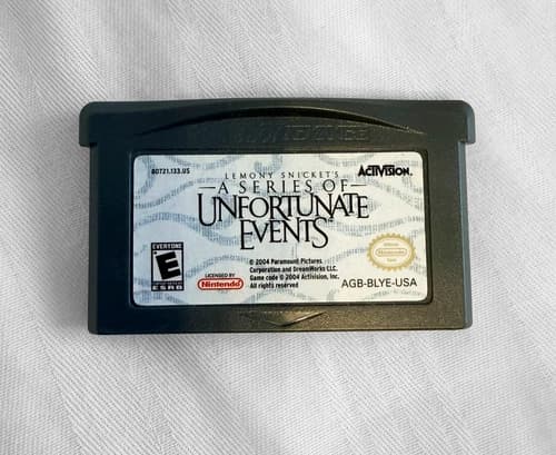Lemony Snicket's A Series of Unfortunate Events for Gameboy Advance