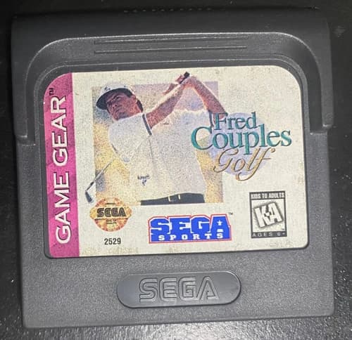 Fred Couples Golf - Sega Game Gear - Sega Sports - Acceptable Condition