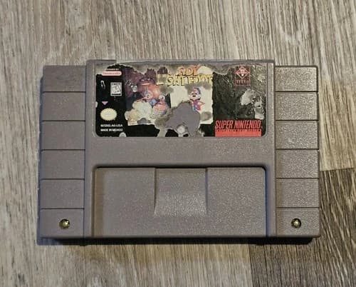 Ardy Light Foot Lightfoot Super Nintendo - WORN LABEL - Works TESTED