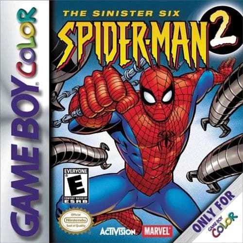 Spider-Man 2 The Sinister Six - Game Boy Color Advance