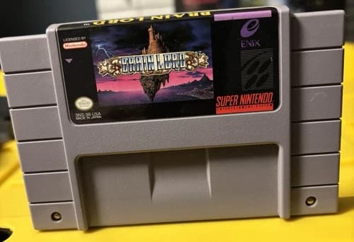 Brain Lord SNES Super Nintendo 1994, Tested