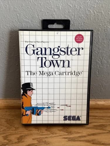 Gangster Town (Sega Master System, 1987) CIB Complete in Box Tested