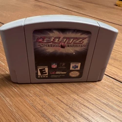 NFL Blitz Special Edition Nintendo 64 N64 Tested Authentic Working
