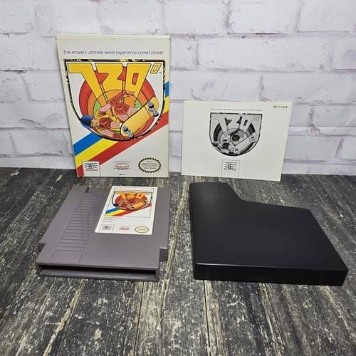720 DEGREES (Nintendo NES, 1989) CIB Complete in Box with Manual (Tested)