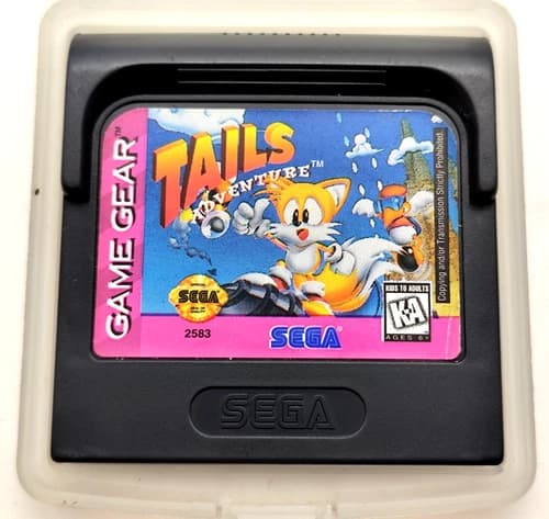 Tails Adventure (Sega Game Gear SGG, 1995) *Cart Only* Authentic Tested Cleaned!