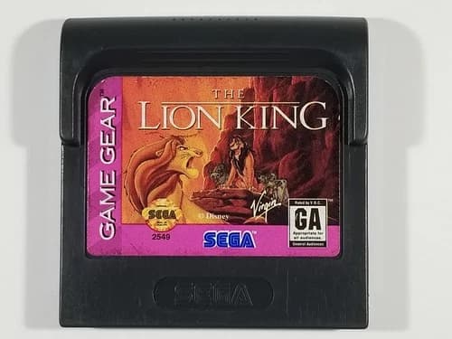 ¤ The Lion King ¤ (Game Cart) Good! Sega Game Gear Authentic