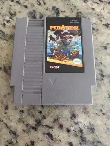 NES Sid Meier's Pirates! with cart, sleev and doc. Tested