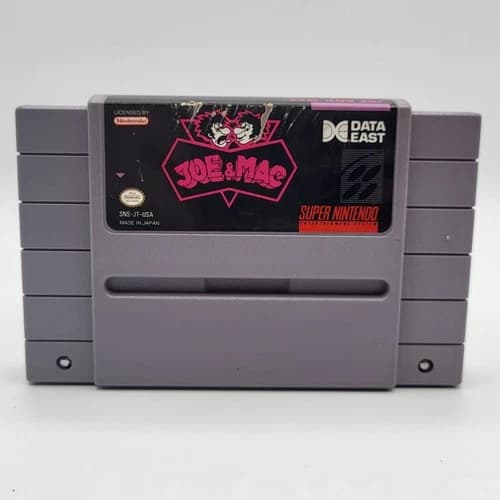 Joe & Mac (Super Nintendo Entertainment System, 1992) Authentic