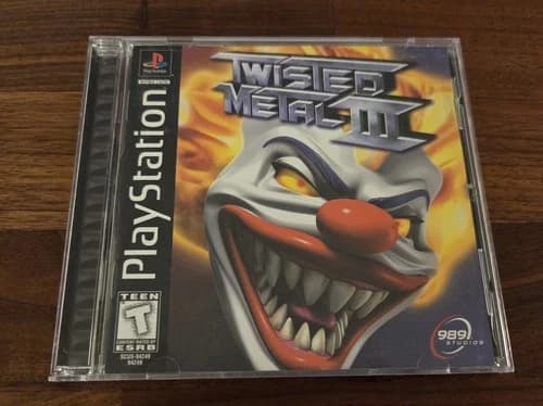 Twisted Metal III 3 Sony PlayStation 1 PS1 Black Label CIB