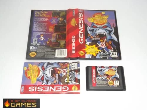 The Adventures of Mighty Max COMPLETE BOX - Sega Genesis - 331a