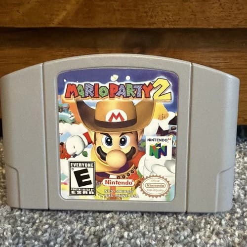 Mario Party 2 (Nintendo 64 N64, 2000) Cart Cartridge Only Authentic Tested