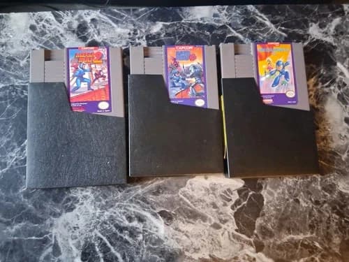 Mega Man 2 3 4 NES Authentic Tested Contacts Cleaned