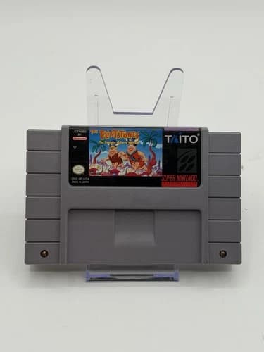 The Flinstone The Treasure of Sierra Madrock SNES, Super Nintendo, Tested! Works