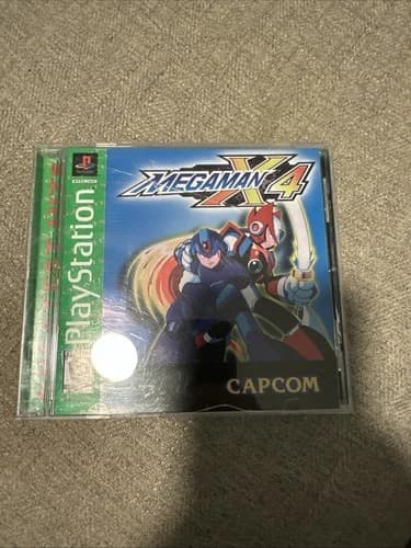 Mega Man X4 Greatest Hits (Sony PlayStation 1, PS1, 1997) Complete CIB Tested!