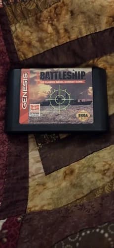 Super Battleship Sega Genesis! Cleaned, Tested, Working!