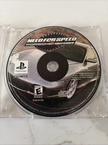 PS1 Need for Speed Porsche Unleashed (PlayStation 1, 2000) Disc Only! TESTED!!!