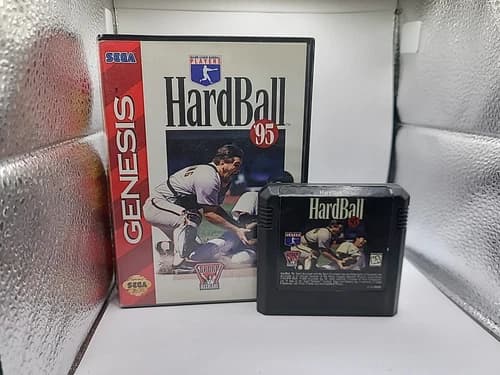HardBall '95 (Sega Genesis, 1995) Tested Working