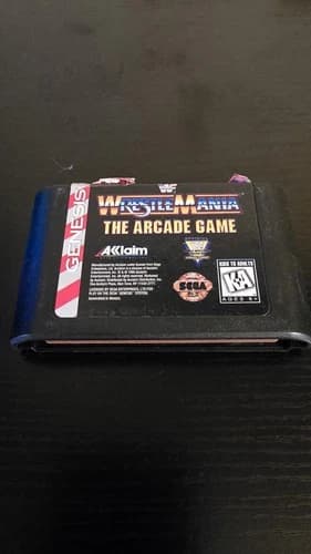 WWF WrestleMania: The Arcade Game (Sega Genesis, 1995) Tested Game Only