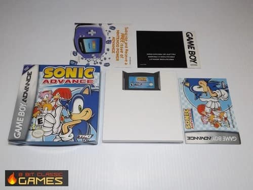 Sonic Advance - COMPLETE BOX NINTENDO Gameboy Advance - 310a