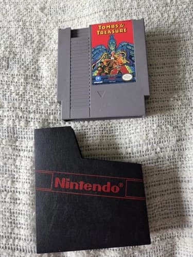 Tombs and Treasure - Original NES Good Condition Tested and Works