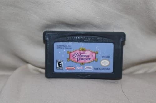 Barbie The Princess and the Pauper (Nintendo Game Boy Advance GBA) TESTED