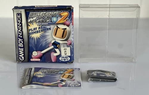 Bomberman Max 2 Blue Version (2002) Game Boy Advance GBA Complete