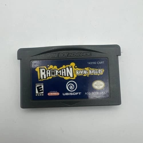 Rayman Raving Rabbids (Nintendo Game Boy Advance GBA, 2006) Authentic Cartridge