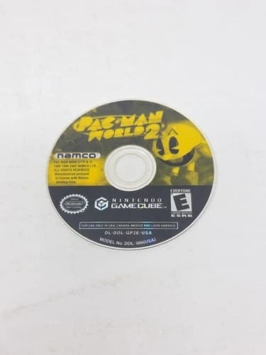 Pac Man World 2 Nintendo GameCube Disc Only Loose Disc Tested