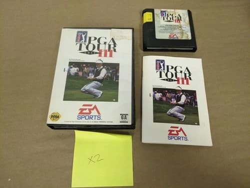 PGA Tour Golf 3 Sega Genesis Complete in Box