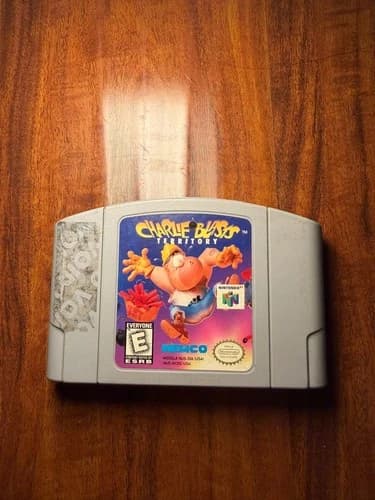 Charlie Blasts Territory N64 Nintendo 64 (1999) Authentic Cartage Only