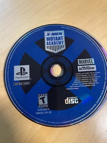 X-Men: Mutant Academy (Sony PlayStation 1 PS1, 2003) - disc only