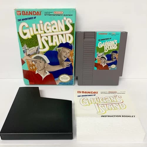 The Adventures of Gilligan's Island (Nintendo NES, 1990) Complete CIB TESTED!